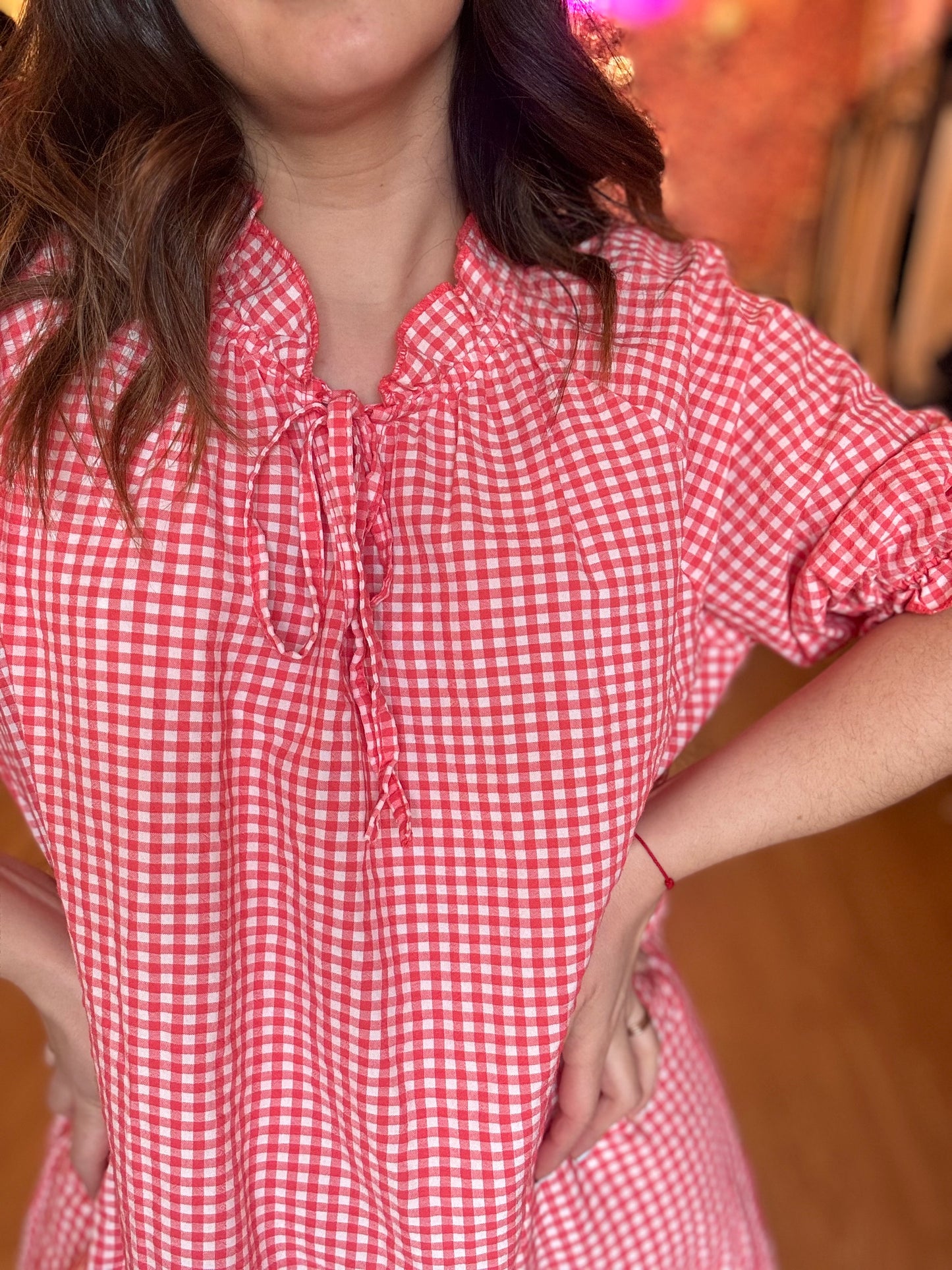 Vestido Vichy