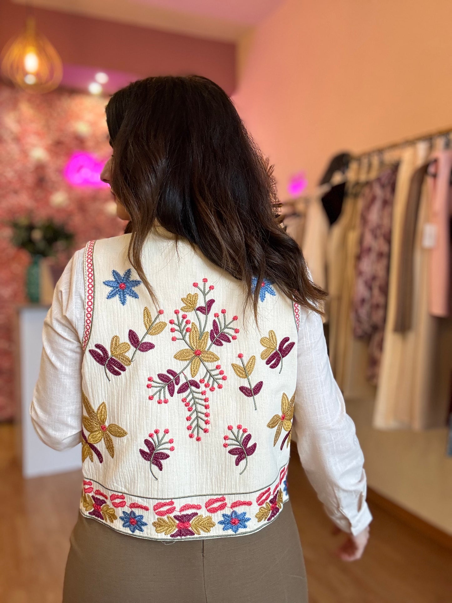 Chaleco Boho Garden