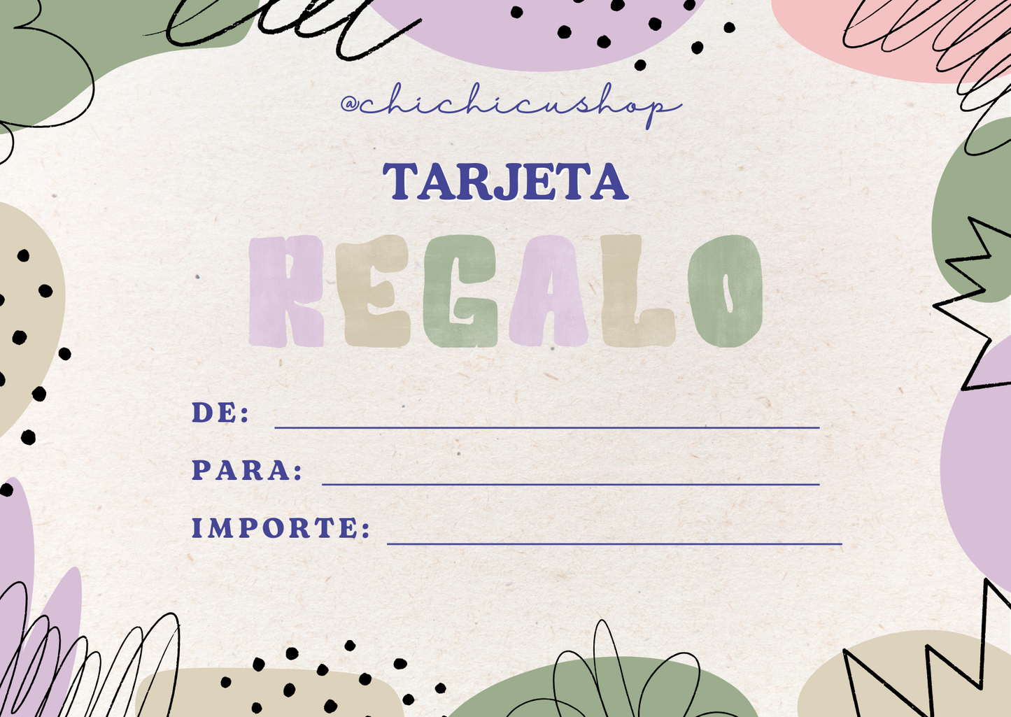 Tarjeta regalo