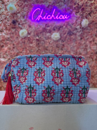 Neceser azul pequeño