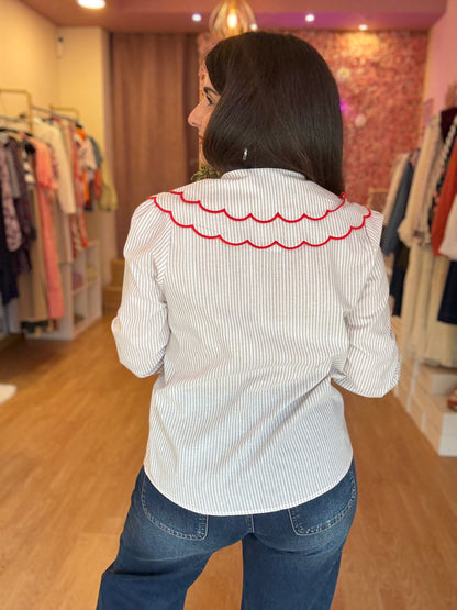 Camisa Carmín