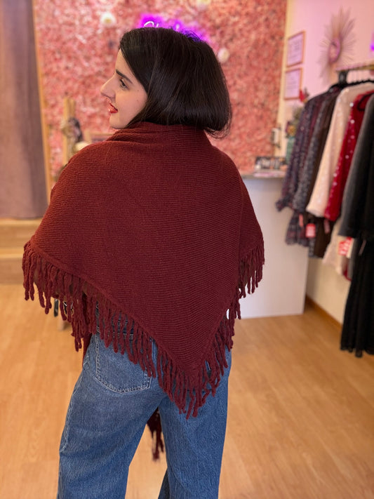 Poncho flecos