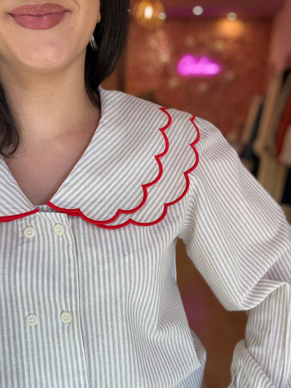 Camisa Carmín