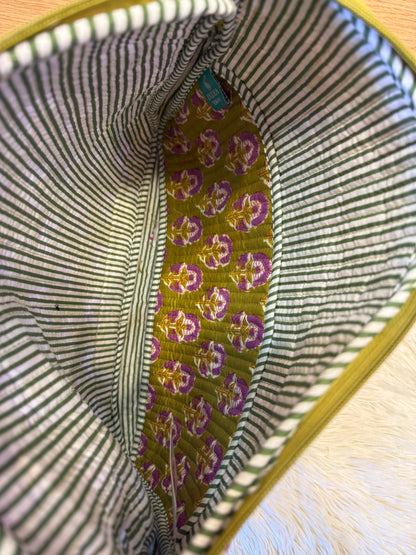 Funda de ordenador - Lavanda y verde