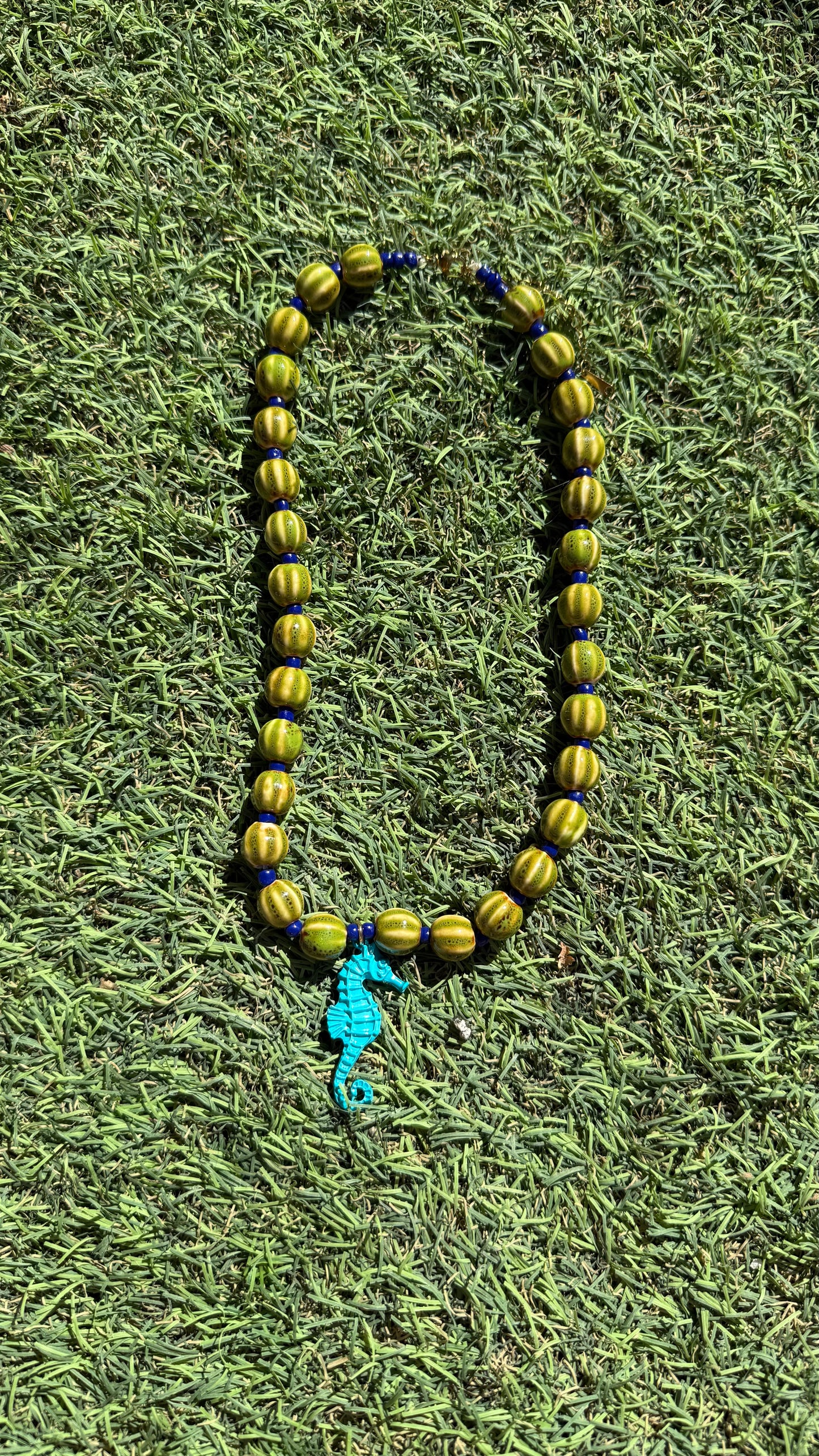 Collar cerámica caballito de mar
