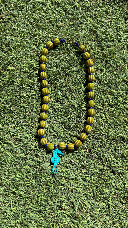 Collar cerámica caballito de mar