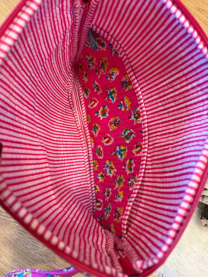 Funda de ordenador - Fucsia floral