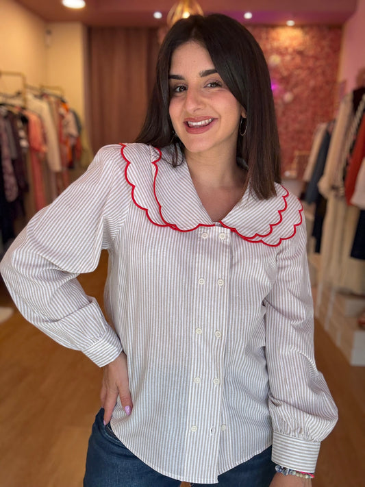 Camisa Carmín