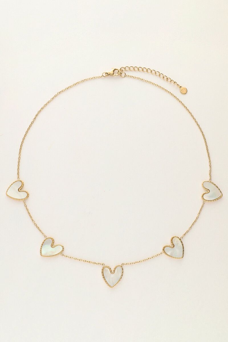 Collar corazón de nácar