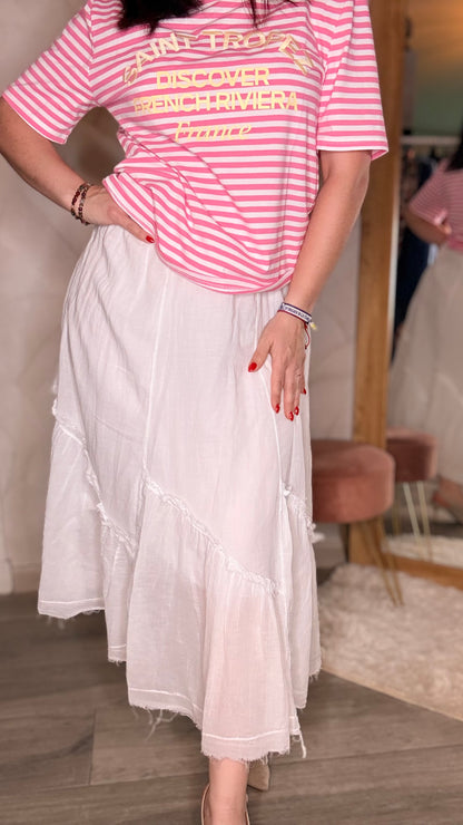 Falda blanca