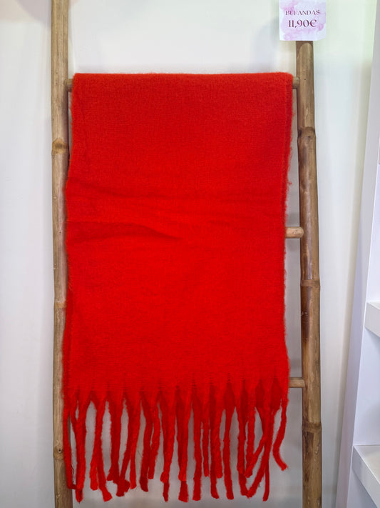 Bufanda roja
