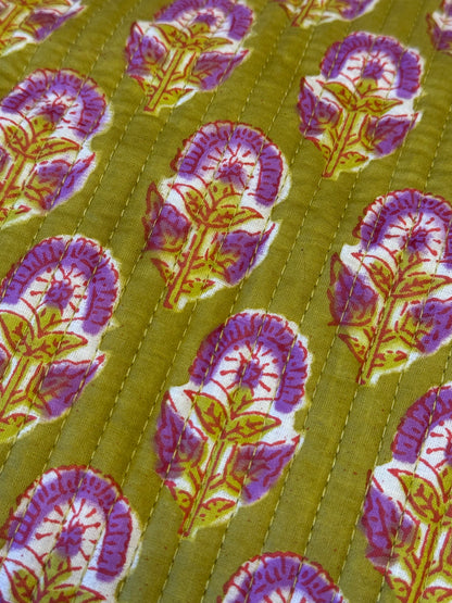 Funda de ordenador - Lavanda y verde