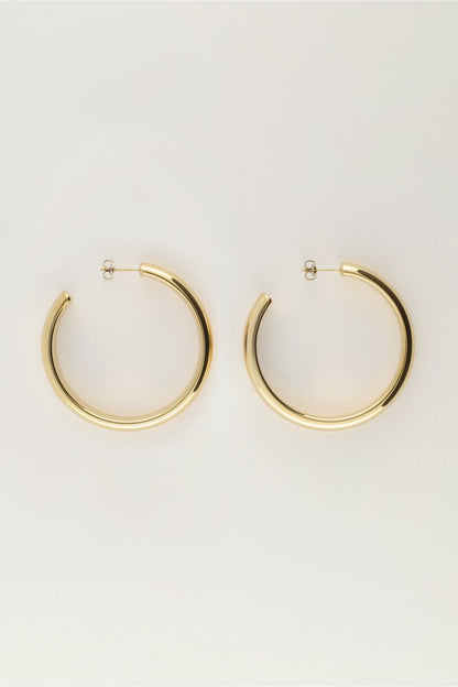 Pendientes de aro grandes