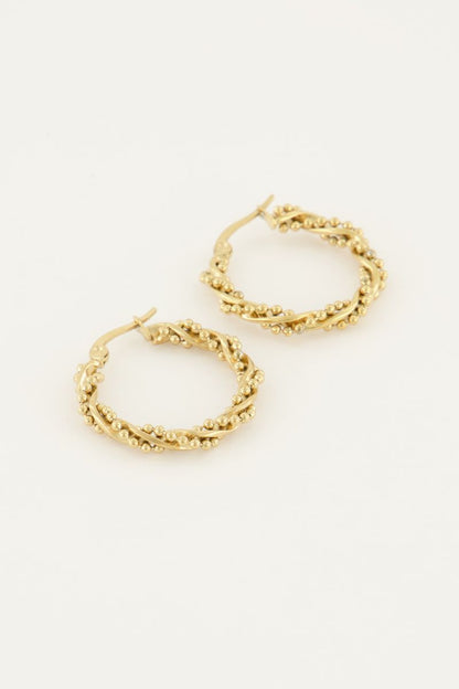 Pendientes con bolitas