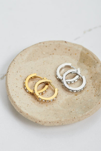 Pendientes de diamantes