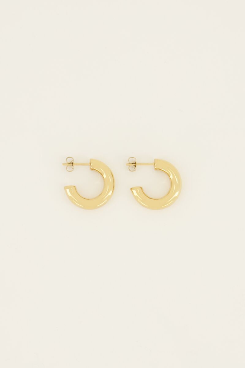 Pendientes de aro abierto pequeño