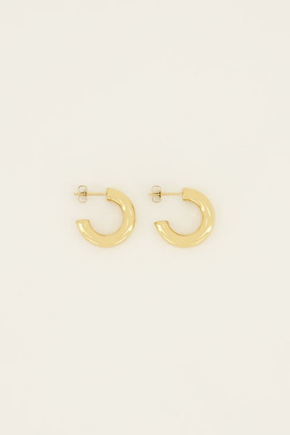 Pendientes de aro abierto pequeño