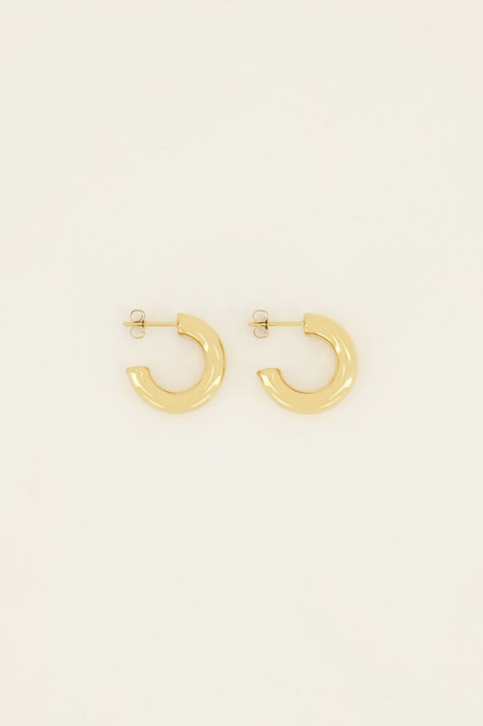 Pendientes de aro abierto pequeño
