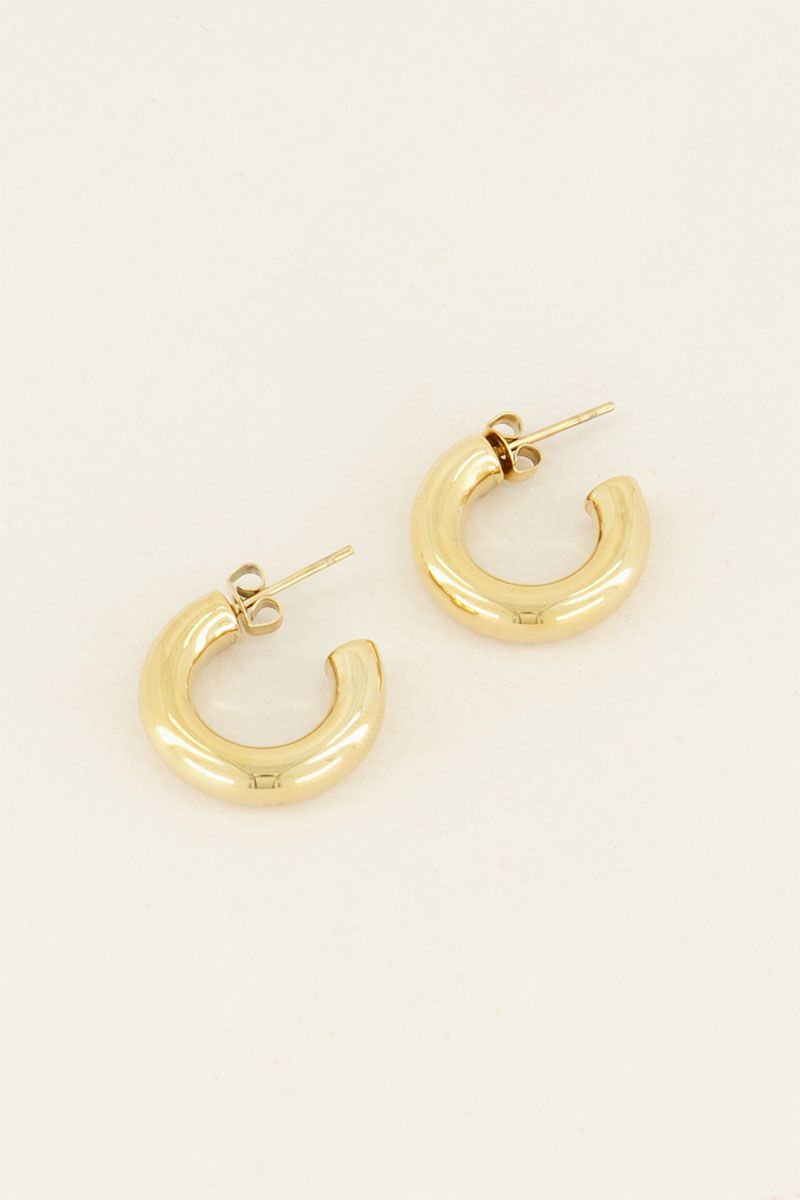 Pendientes de aro abierto pequeño