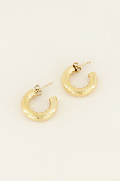 Pendientes de aro abierto pequeño