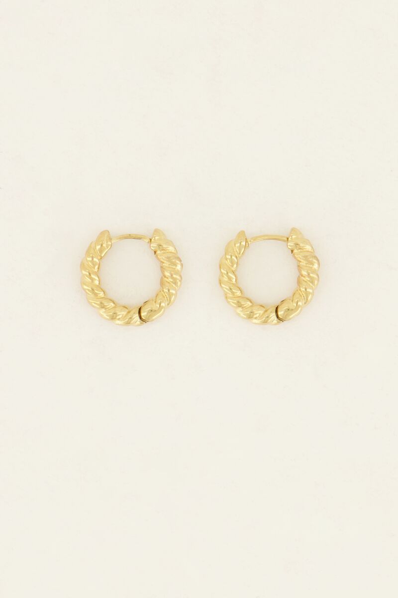 Pendientes retorcidos pequeños